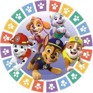 8 piatti Paw Patrol