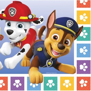 16 Tovaglioli Paw Patrol