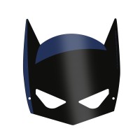Contiene : 1 x 8 maschere Batman Round