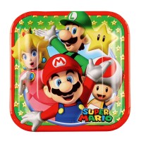 8 piatti piccoli Mario Party