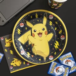 8 piatti Pokemon Pikachu. n1