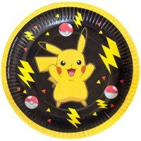 8 piccoli piatti Pokemon Pikachu