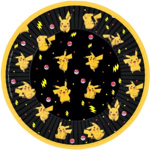 8 piccoli piatti Pokemon Pikachu