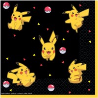 Contiene : 1 x 16 tovaglioli Pokemon Pikachu