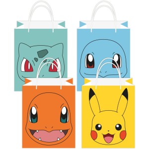 8 sacchetti regali Pokemon