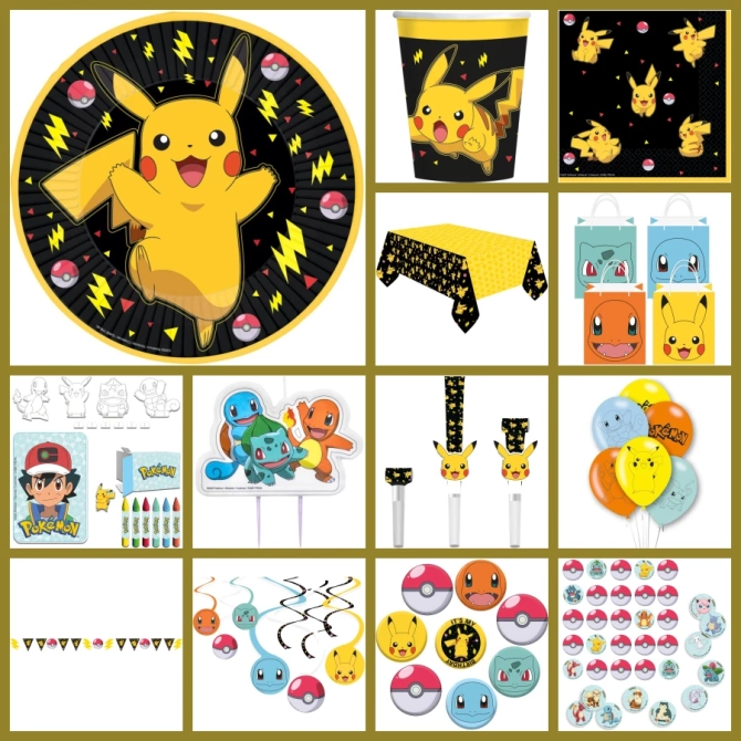 Maxi Party Box Pokemon Pikachu 