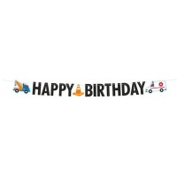 Contiene : 1 x Ghirlanda Lettere Happy Birthday Sulla Strada