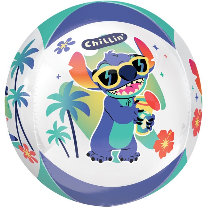 Palloncino Orbz Helium Stitch -  38 cm 