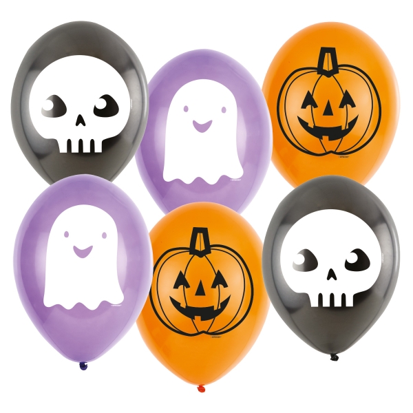 6 Palloncini - Amici di Halloween 