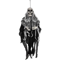 Fantasma animato appeso nero - 80 cm. n1