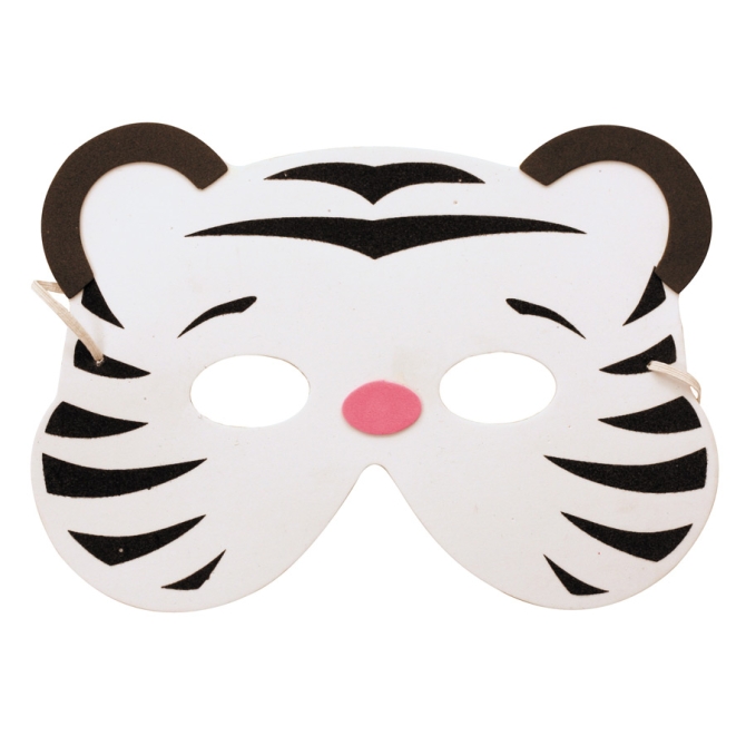 Maschera tigre bianca - Schiuma 
