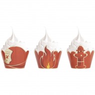 6 Pirottini per Cupcakes - Pompieri