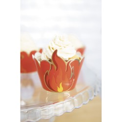 6 Pirottini per Cupcakes - Pompieri. n4