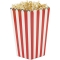 8 Scatole per Popcorn Rosso/Bianco/Oro images:#1
