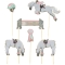 6 Cake Toppers - Incantevole Cavallo images:#0