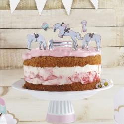 6 Cake Toppers - Incantevole Cavallo. n1