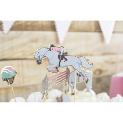 6 Cake Toppers - Incantevole Cavallo. n4