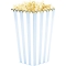 8 Contenitori per popcorn Celeste/Bianco/Oro images:#1