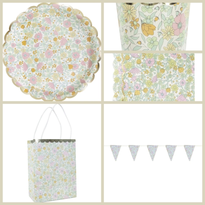 Grande Party Box Shabby chic Fiori 