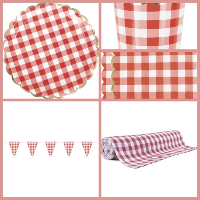 Grande Party Box Quadretti Pic nic 