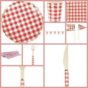 Maxi Party Box Quadretti Pic nic