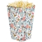 8 Scatole per popcorn a fiori e oro images:#0