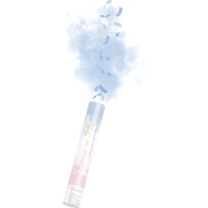Sparacoriandoli e polvere colorata Gender Reveal Blu