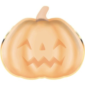 8 piatti Zucca di Halloween Pastello