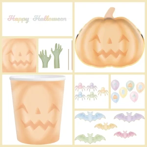 Maxi Party Box Zucca Halloween Pastello