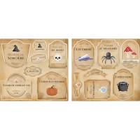 14 Decorazioni per bottiglie - Apprendista Mago