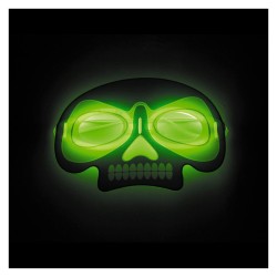 Maschera luminosa di Halloween - Verde. n2