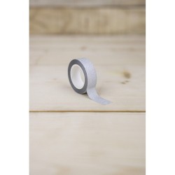 Washi Tape - Glitter Argent. n1