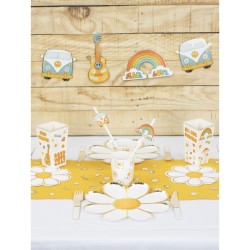 10 Cannucce di Carta - Festa Hippy. n°1
