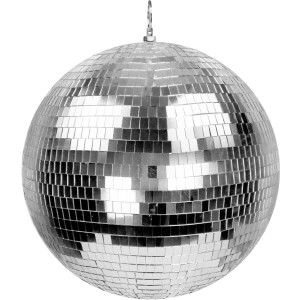 1 Sfera Disco Argento - 30 cm