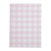 8 sacchetti regalo smerlati a quadretti rosa