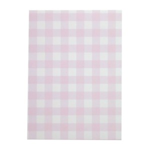 8 sacchetti regalo smerlati a quadretti rosa