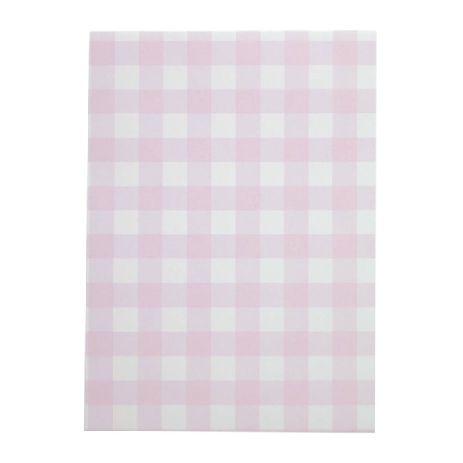 8 sacchetti regalo smerlati a quadretti rosa 