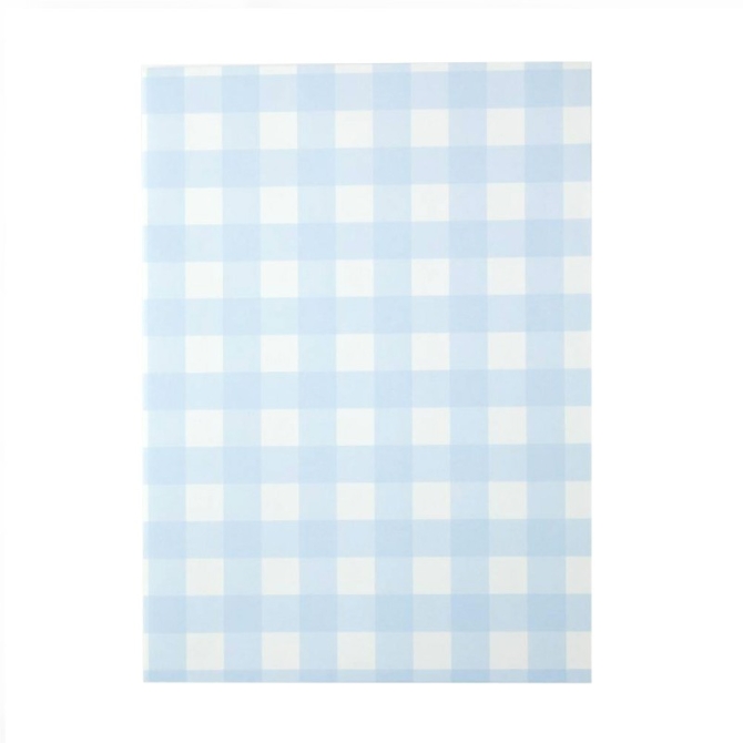 8 sacchetti regalo smerlati a quadretti blu 