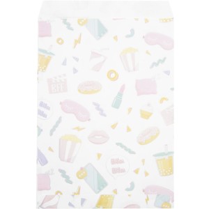 8 sacchetti regalo smerlati per pigiama party
