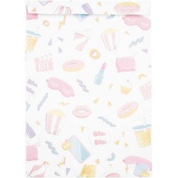 8 sacchetti regalo smerlati per pigiama party. n1