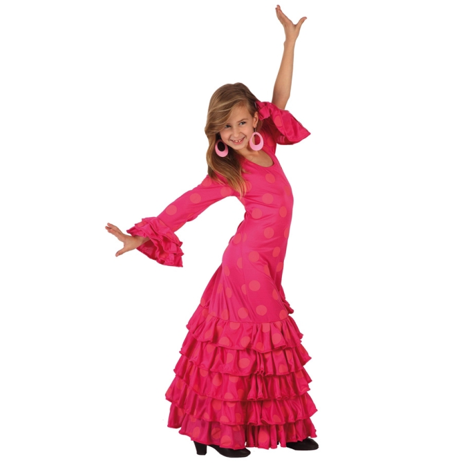 Costume Ballerina Flamenco Rosa 