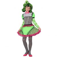 Costume Bambola Halloween Franky Taglia 7-9 anni