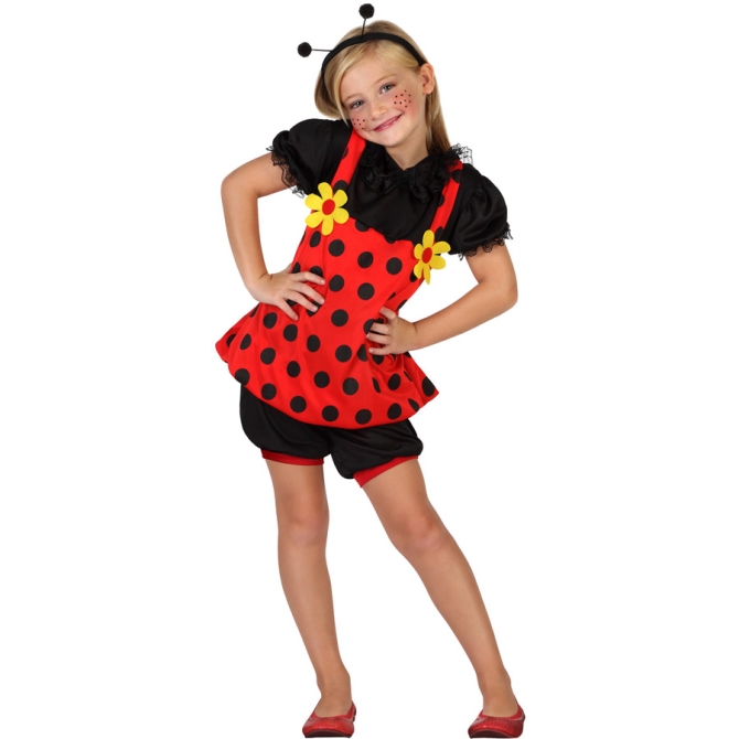 Costume Coccinella con Fiori 