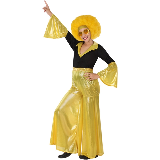 Costume Disco Oro - Ragazza 