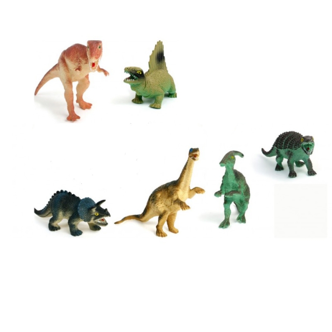 Statuine Dino plastica (12-14 cm) 