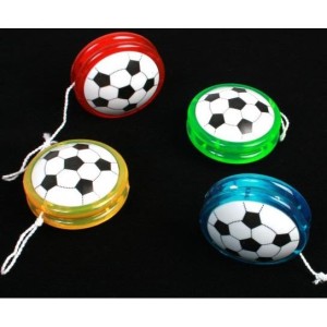 1 Yoyo luminoso Calcio  6 cm