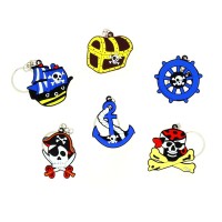 1 portachiavi pirata - 5 cm