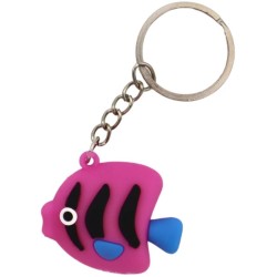 1 portachiavi con pesce tropicale - 4 cm. n°3