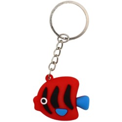 1 portachiavi con pesce tropicale - 4 cm. n°5