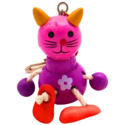 1 Portachiavi Animale in Legno. n�2